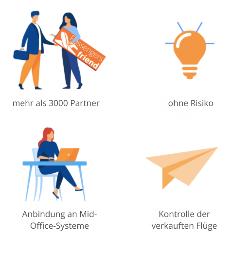 Vorteile von Partnern von Passengers friend