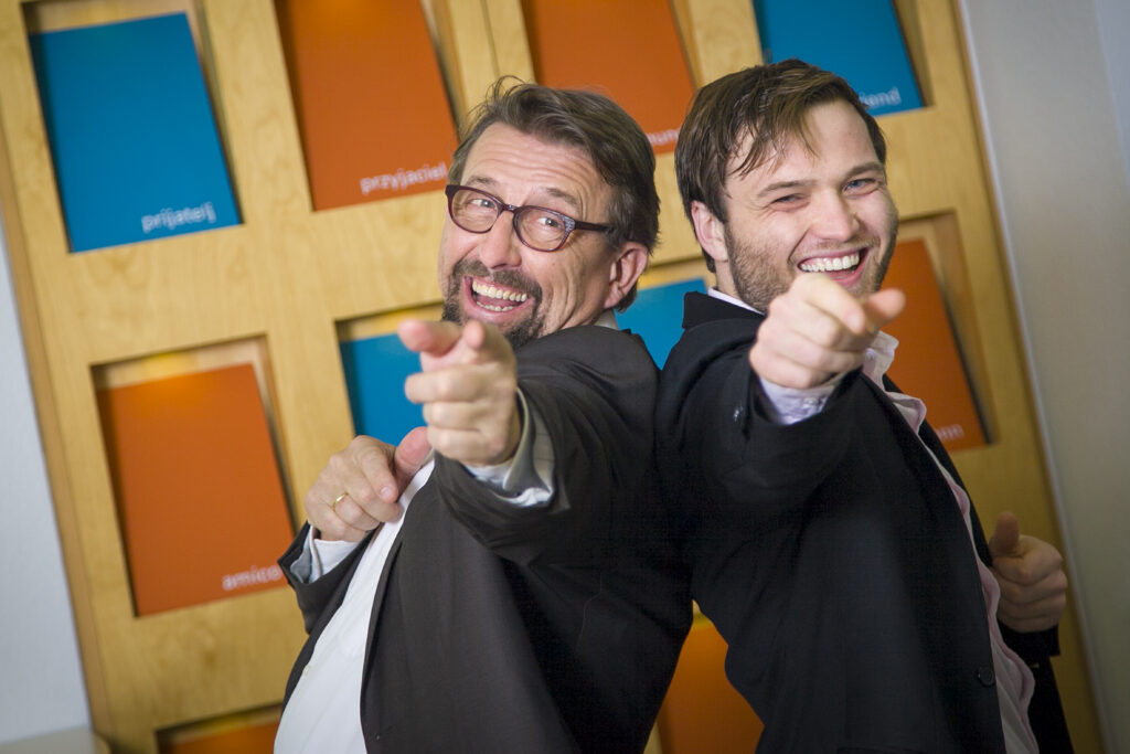 Die Gründer von Passengers friend, Peter und Johannes, im Gründungsjahr 2016