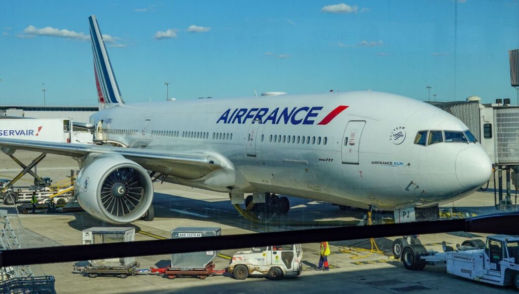 An Air France airplane